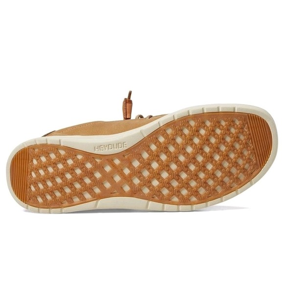 Hey Dude Z2982* Mens Tan Leather Wally Grip Craft Slip-On Shoes Size 9 M main image 5